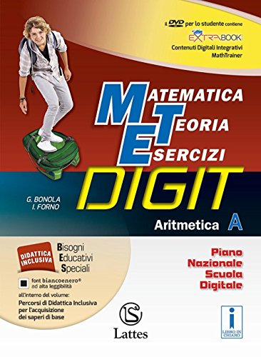 Matematica teoria esercizi digit. Aritmetica A. Tavole numeriche-Mi preparo-Quaderni. Per la Scuola media. Con DVD-ROM. Con e-book. Con espansione online: 1 Matematica teoria esercizi digit. Aritmetica A. Tavole numeriche-Mi preparo-Quaderni. Per la Scuola media. Con DVD-ROM. Con e-book. Con espansione online: 1