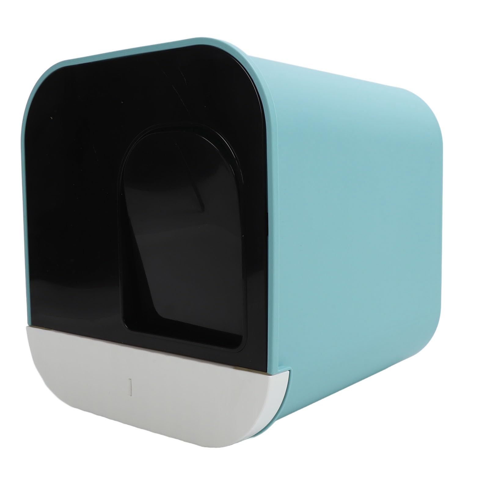 SIXRUN Spaziosa Lettiera per Gatti Chiusa con Cassetto estraibile. Comodo Kit Lettiera per un Ambiente Domestico Fresco e Ordinato (BLUE)