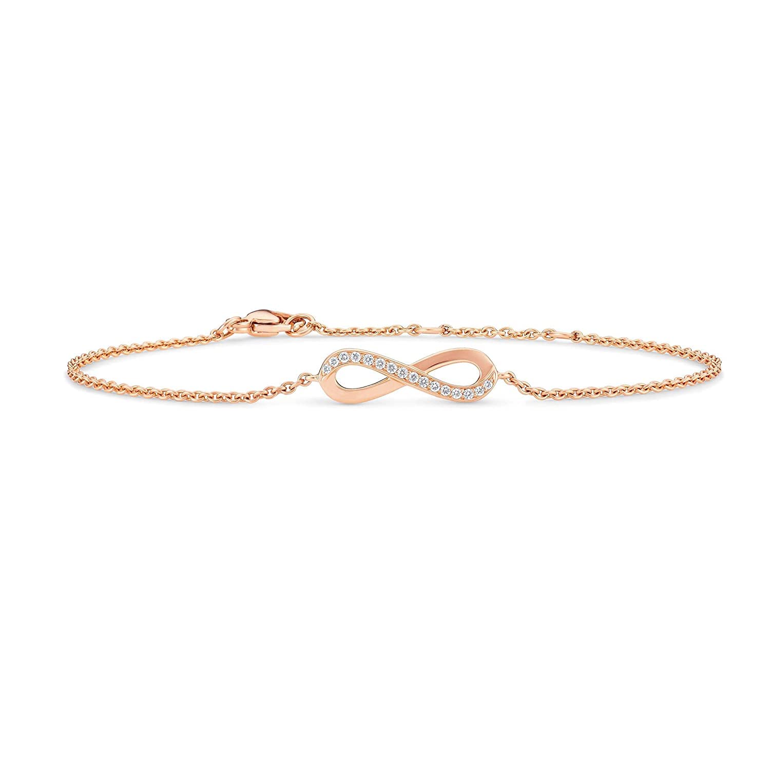Kairangi Bracelet for Women and Girls | Rosegold Plated Valentines Special Infinity Love Crystal Chain Bracelet | Birthday Gift For girls and women Anniversary Gift for Wife (B0CJ4QFG8L) Amazon Price History, Amazon Price Tracker