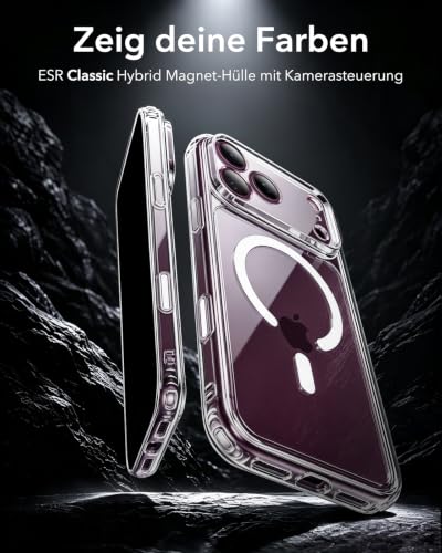 ESR Classic Hybrid für iPhone 18 Pro Max / 17 Pro Max Hülle, Klar – Ansicht 2