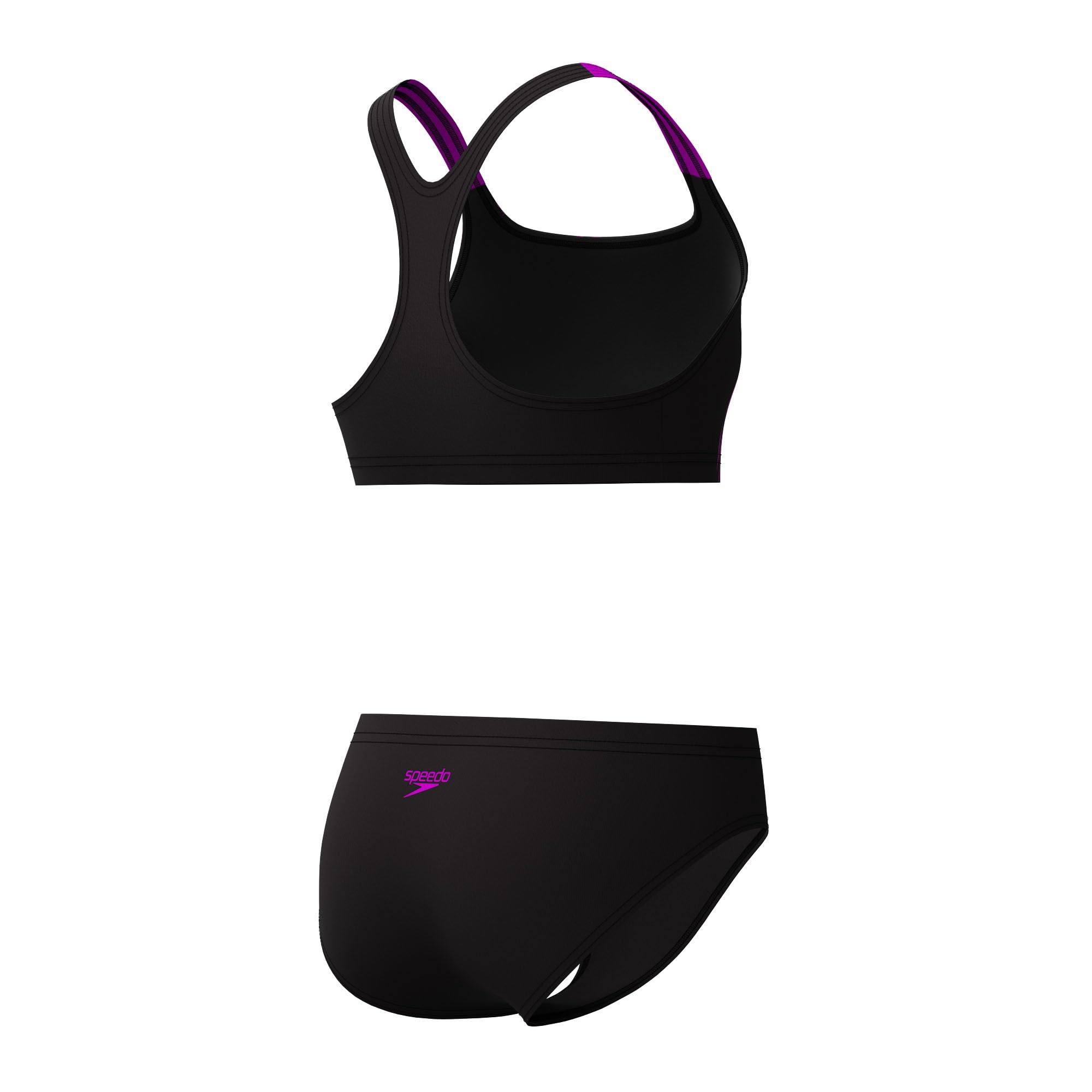 Speedo Medley Maillot de bain 2 pièces pour fille avec logo Diva