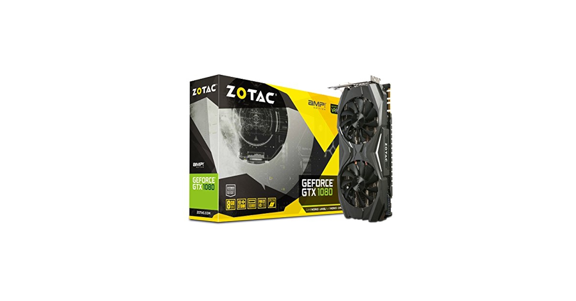 Amazon.com: ZOTAC GeForce GTX 1080 AMP! Edition, ZT-P10800C