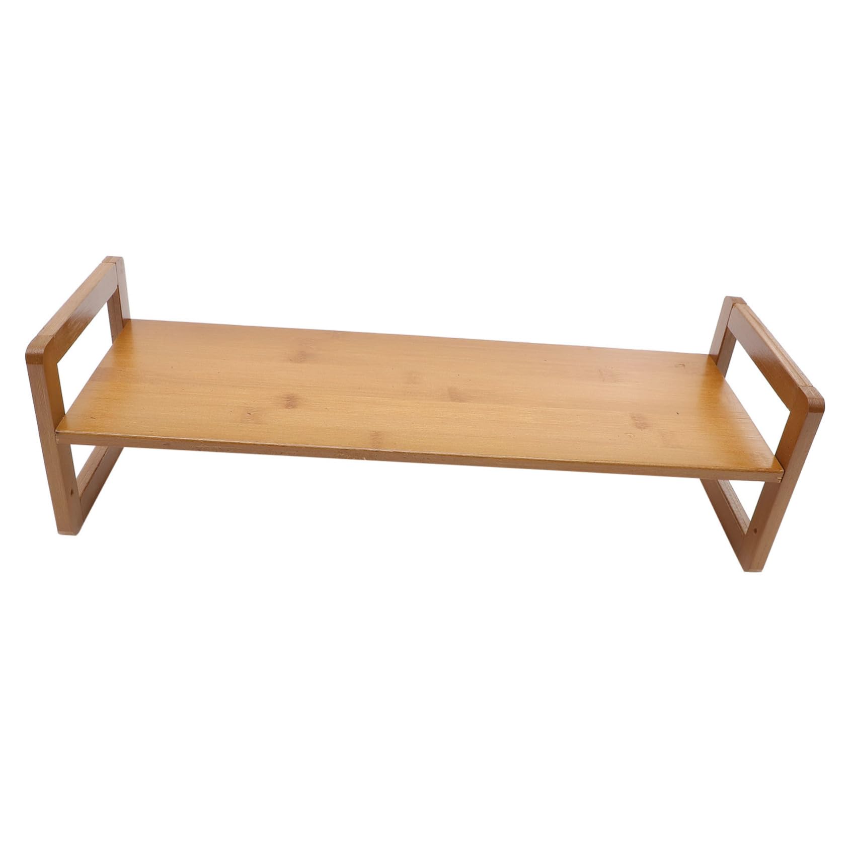 VILLCASE Supporto per Monitor da Scrivania in Legno, Rialzo per Schermo Resistenza all'Usura, per Casa e Ufficio