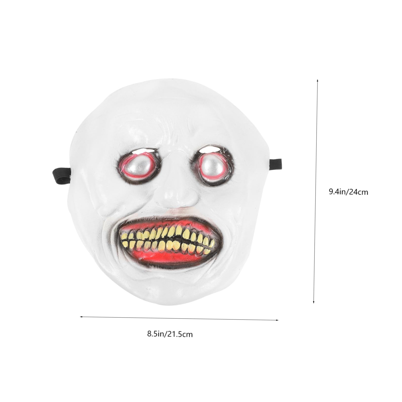 Healeved 4 Pezzi Maschera Horror per Halloween Maschera Spaventosa per Cosplay Accessorio per Inquietanti e Decorazioni Design Realistico e Leggero