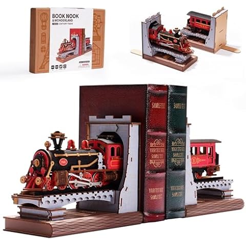 Wowood Century Train Book Nook Kit Cover