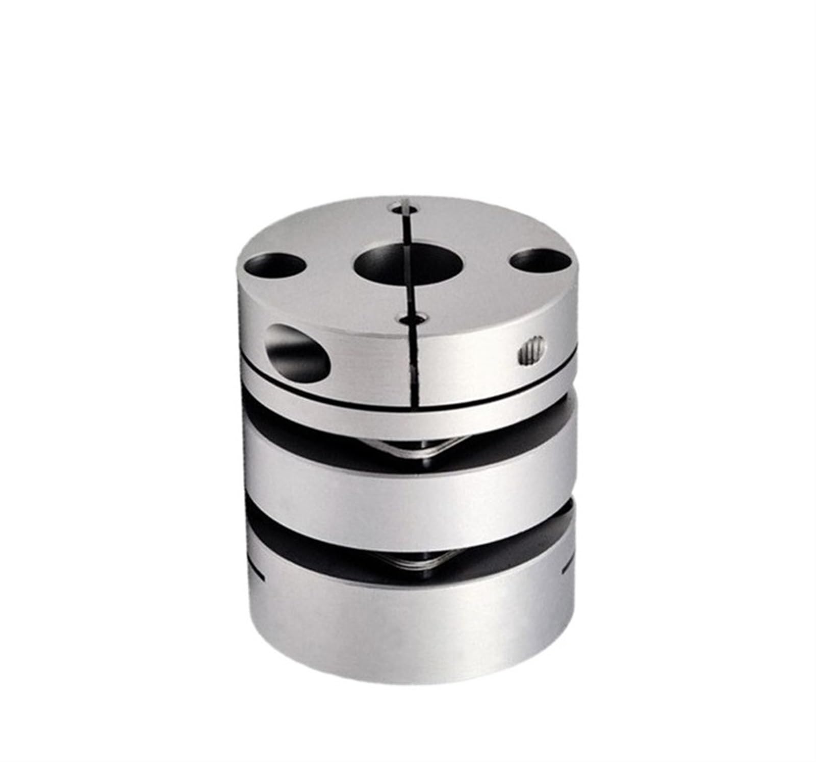 Rigid Coupling,Stainless Steel Rigid Coupling 1pcs D26L35 Flexible Double Diaphragm Coupling Aluminum Connector Shaft Coupling CNC Stepper Motor Coupler(6.35x8)