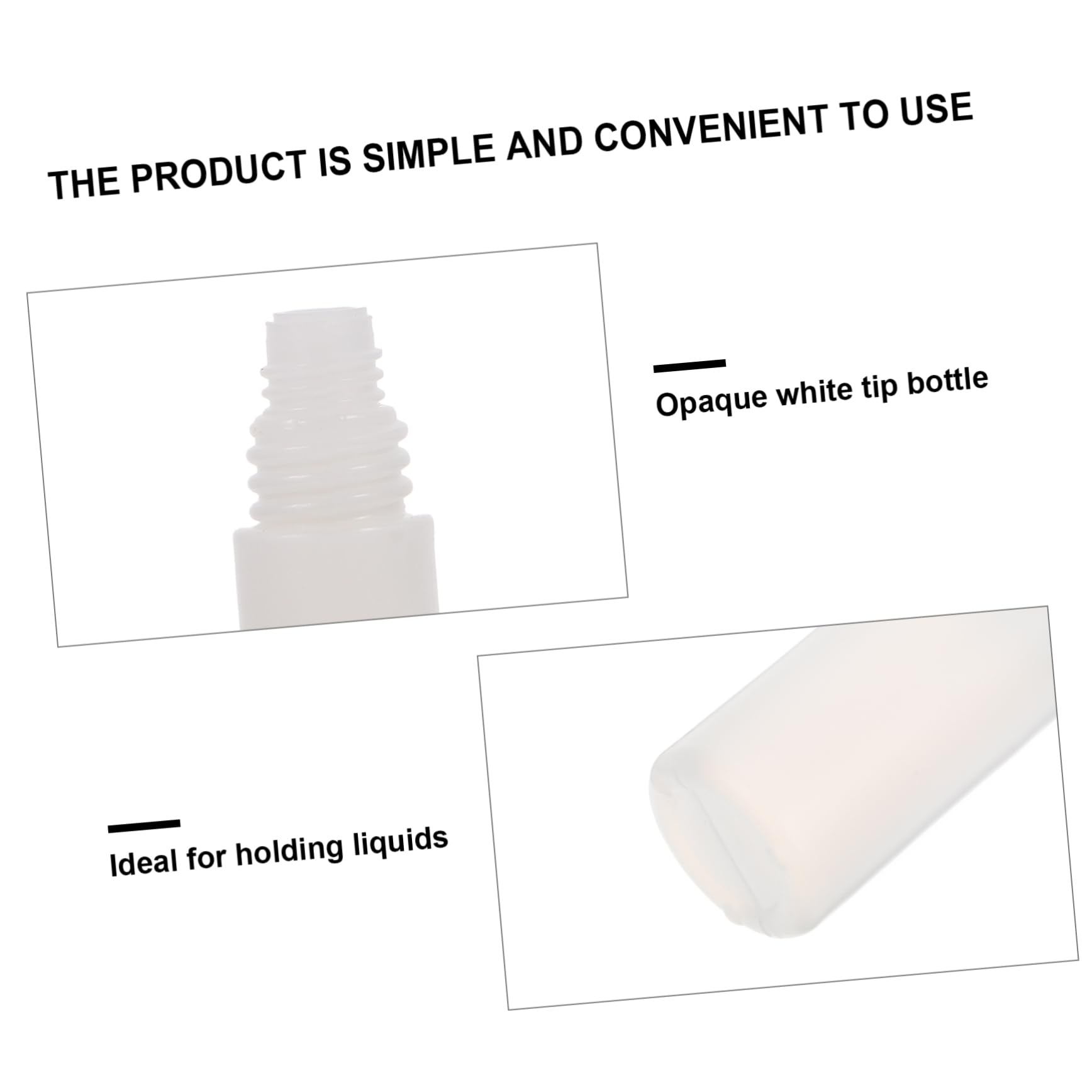 TEHAUX Pegamento Líquido Multifunción Para Manualidades 6ml Botella, Set De 50 Unidades, Color Transparente, Adecuado Para Modelos y Proyectos Diy Casa
