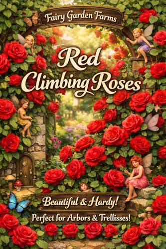 Live Red Climbing Rose, Cicel Brunner Bush Plants, 3 Inch