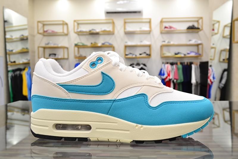 Nike Air Max 1 Women's Shoes (DZ2628-107, White/Phantom/Coconut Milk/Dusty Cactus) Size 102