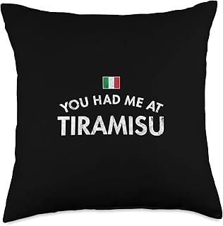 Tiramisu Coffee Flavor Italian Dessert Ladyfingers Savoiardi Throw Pillow