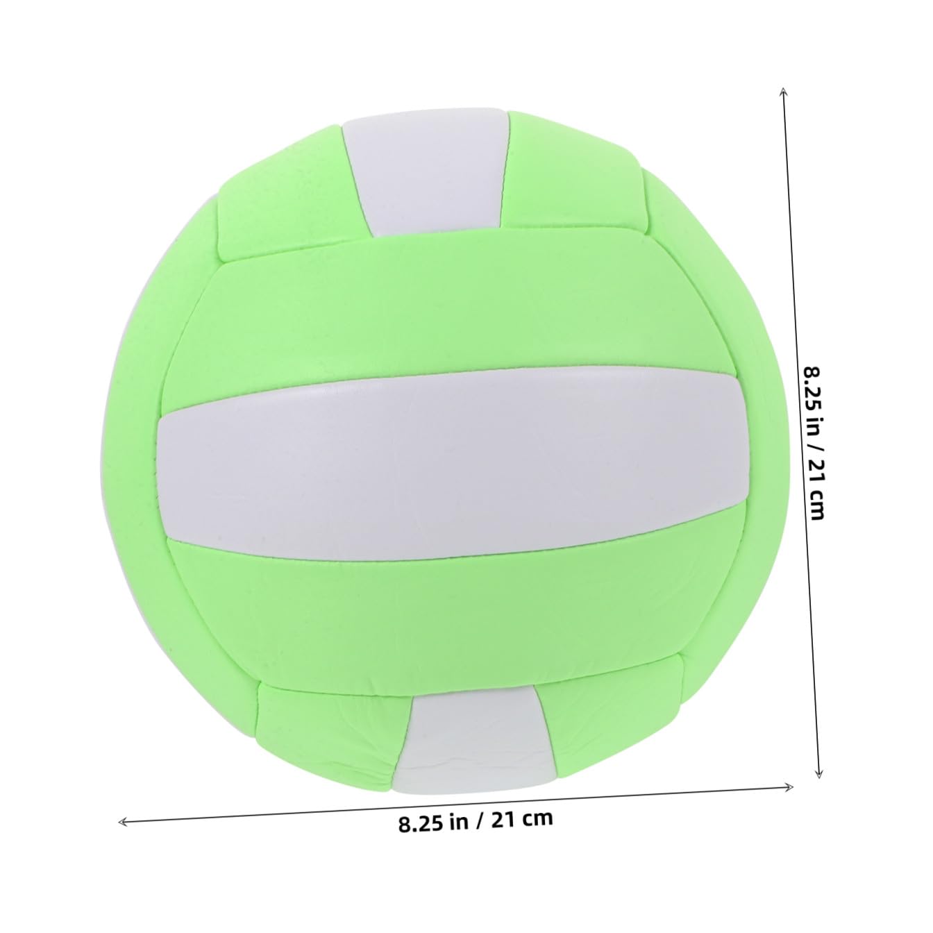 UPKOCH de Voleibol Entrenamiento Interior Equipamiento Deportivo Color Verde Macaron y Blanco para Práctica y Duradero y Visible la