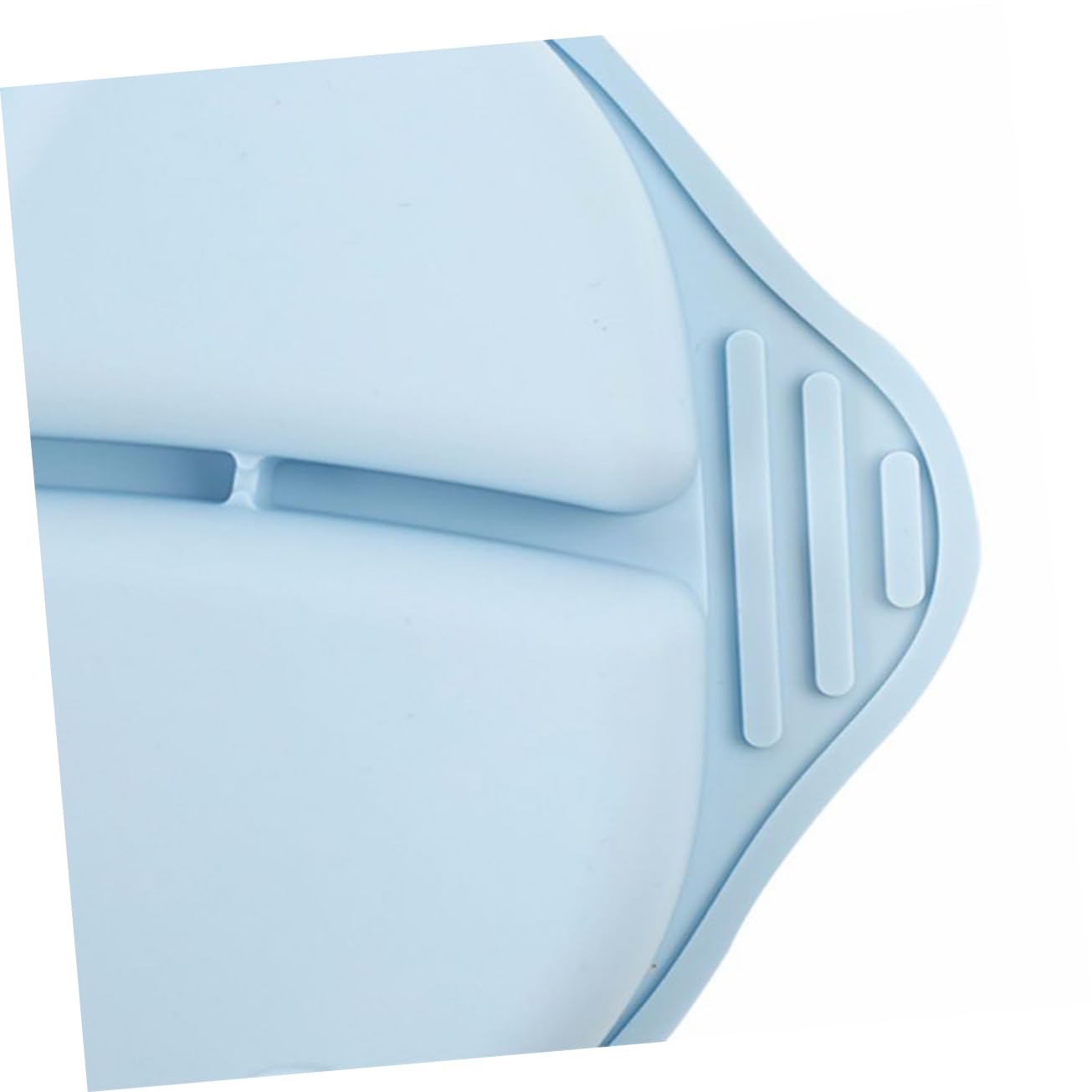 Yardwe Food Grade Silicone Partition Tray Drop Dinner Dish Holder for Separate Plate Easy to Clean Dishwasher Safe Safe