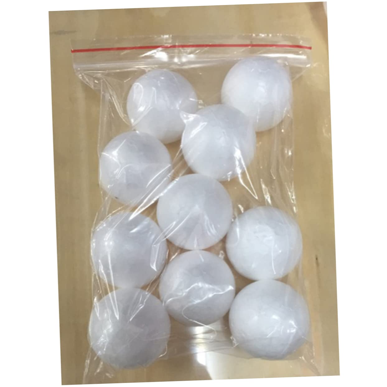 SHINEOFI 10pezzi Palline di Polistirolo da Decorazioni Fai da Te per Feste Alta Densità Superficie Liscia per Facile Verniciatura per Modellismo e Lavoretti