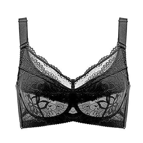 Soutien-gorge en dentelle transparente : l'élégance d'une bralette noire