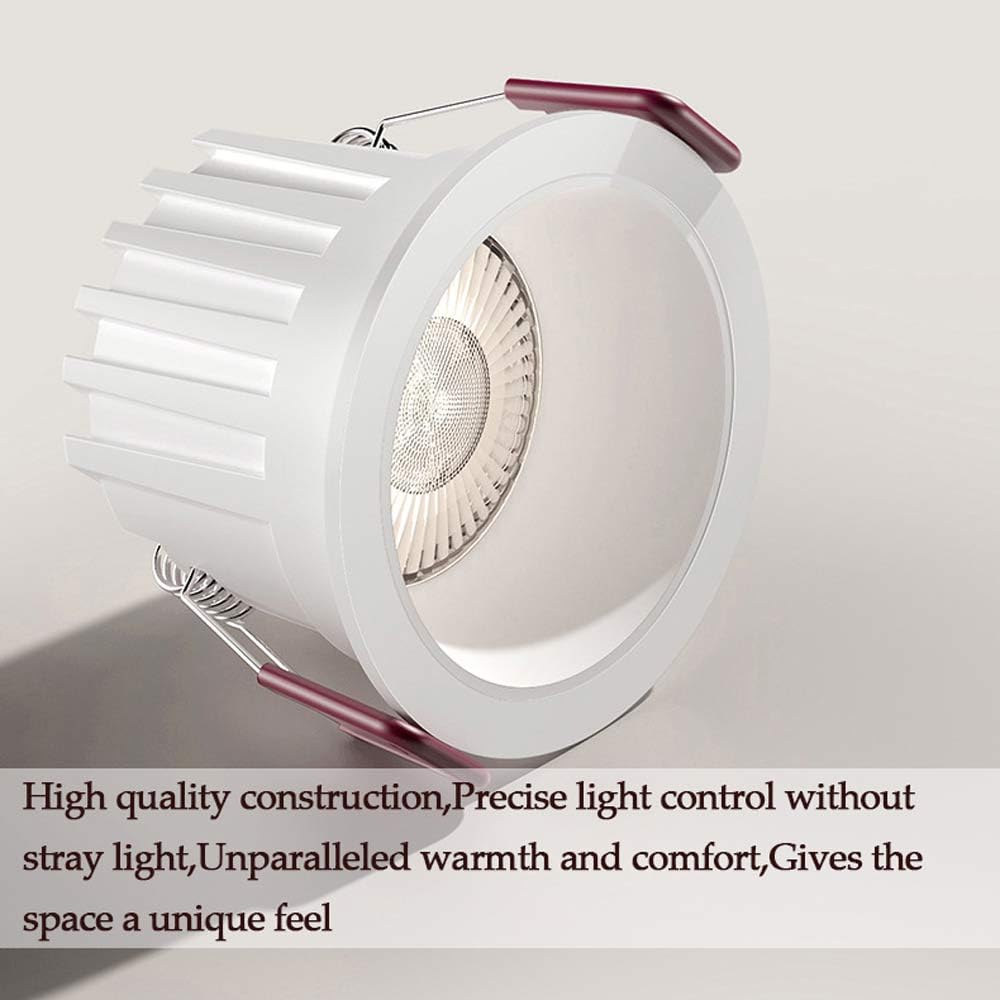 Kit di Conversione per Faretti LED da Incasso A Soffitto Confezione da 6 Pezzi 3 Cct 3000K/4000K/6000K Faretto da Incasso Kit di Conversione di Ricambio Ad Alta Luminosità