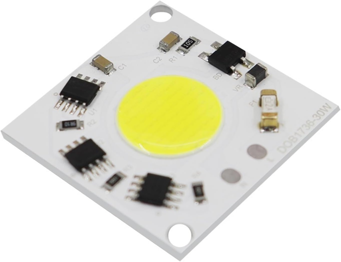 Driverless DOB 220V LED Module 30W COB Chip Lamp Bead Light Full Power Cold Warm White For Outdoor Bulb Downlight Spotlight(Cold White(6000K))