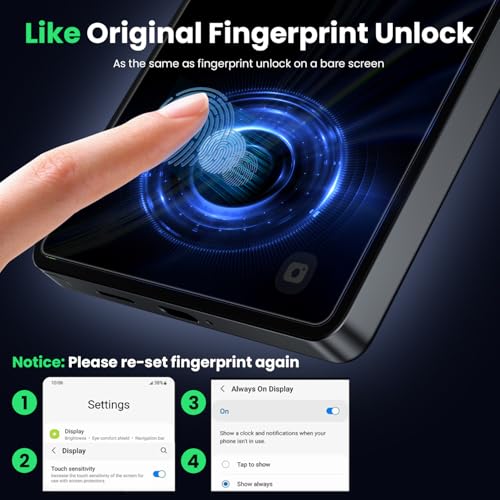 Image of WSKEN for Samsung Galaxy S25 Ultra Privacy Screen Protector - 25 Degree Anti Spy [Fingerprint Unlock Support] Case Friendly Shatterproof Auto Dust Removal Tempered Glass for Galaxy S25 Ultra,2 PCS