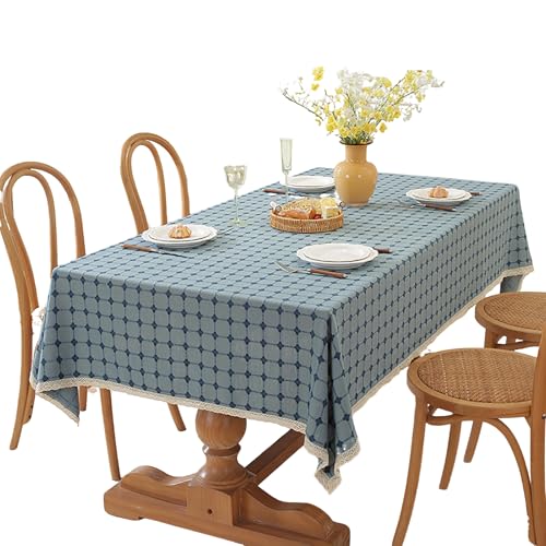 Manteles Antimanchas Rectangular, Mantel Elegante Rectangle para Mesa de Comedor, Resistente al Agua al Aceite y a Las Arrugas Mesa Camilla, para Hogar, Cocina, Salón, Festivos