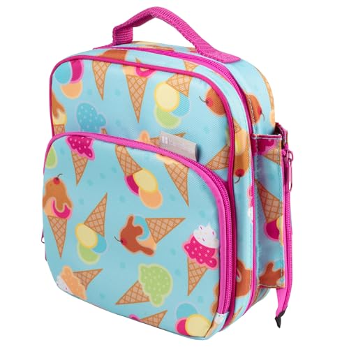 Premium Insulated Lunch Box for Girls- Built to Last w Solid Metal Frame & Superior Hot/Cold Retention- Heavy-Duty Zippers & Tear-Resistant Waterproof Fabric, Kids Tote w Bottle Holder & Snack Pocket