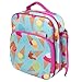 Insulated Durable Lunch Bag - Reusable Meal Tote With Handle and Pockets (Ice Cream)