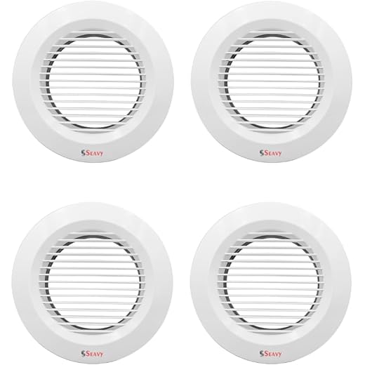 Seavy 6 ABS Grill Diffuser/Ducting Cover/Exhaust Supply Cei