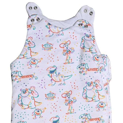 Image of Pure Cotton Baby Sleeping Sack Bag, Baby Sleeping Pod, Inverted Zipper, Snap Buttons, Inner Padding Filling