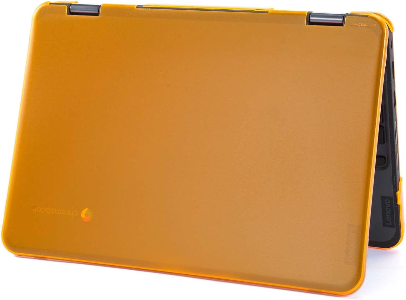 mCover Case Compatible for 2021~2022 11.6" Lenovo Chromebook 300E G3 / 500E Gen 3 Convertible Laptop ONLY (NOT Compatible for Other Lenovo Models) - Orange