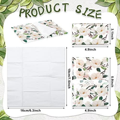 Image of Geyee 50 Pack Travel Tissue Packets Facial Paper Napkins, Magnolia