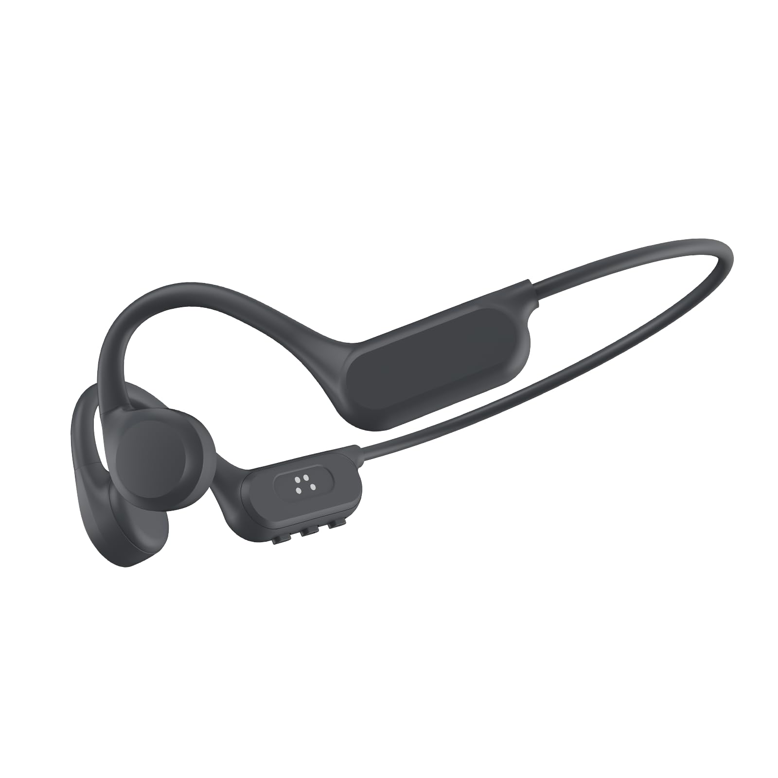 Auriculares de conducción ósea de natación, Bluetooth 5.3, auriculares inalámbricos de oreja abierta con micrófono, 32 GB MP3, hasta 15 horas de reproducción, auriculares impermeables IP68 para correr
