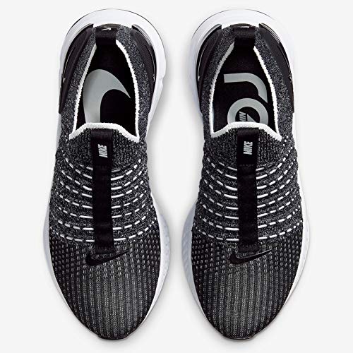 Nike React Phantom Run Flyknit 2 Womens Casual Running Shoe Cj0280-002 Size 8.5 Black/White2