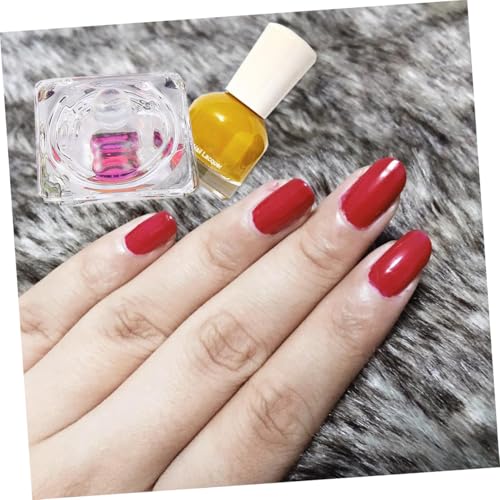 IMIKEYA 2pcs Cups Cristal para Manicura con Tapa miniatura 5