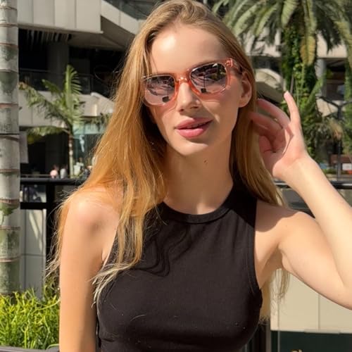 Image of SIPHEW Polarized Sunglasses for Women & Men - UV400 Mirrored Eyewear | Designer Unisex Fashion Sun Glasses w /Medium Fit,Suitable for Any Face Shape,Beach,Everyday Wear