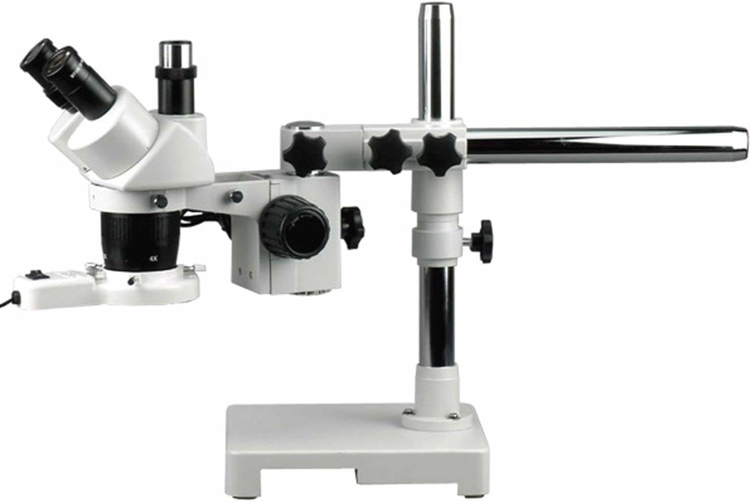 AmScope SW-3T24-FRL Trinocular Stereo Microscope, WH10x Eyepieces