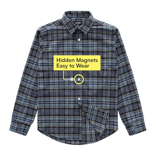 Joe & Bella Magnetic Button Flannel Shirt