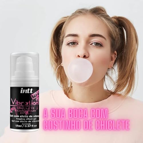 Gel Cliv Intt Dessensibilizante Anal e Gel Beijavel Vibration Power Extra Forte Chiclete 17ml