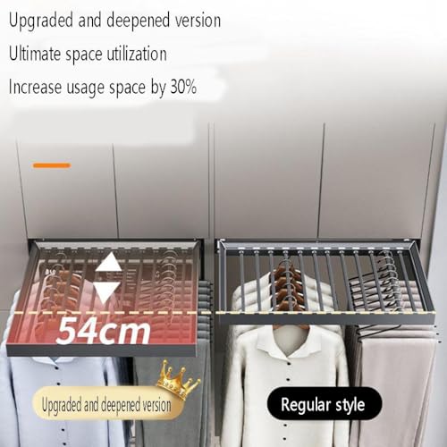 Séchoir à linge au-dessus de la machine à laver extensible en alu - 5