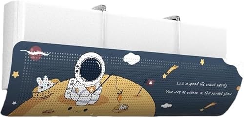 Cutdred エアコン風よけカバー エアコン用風よけ板 壁掛け式 エアコン風よけ板 風向調整板 直撃風空調防止 角度自由調整 多通気孔 結露対策 省エネ 取り付け簡単 穴あけ不要 風除け 風向き エアコンかぜよけ 風よけカバー 冷房/暖房対応 (blac