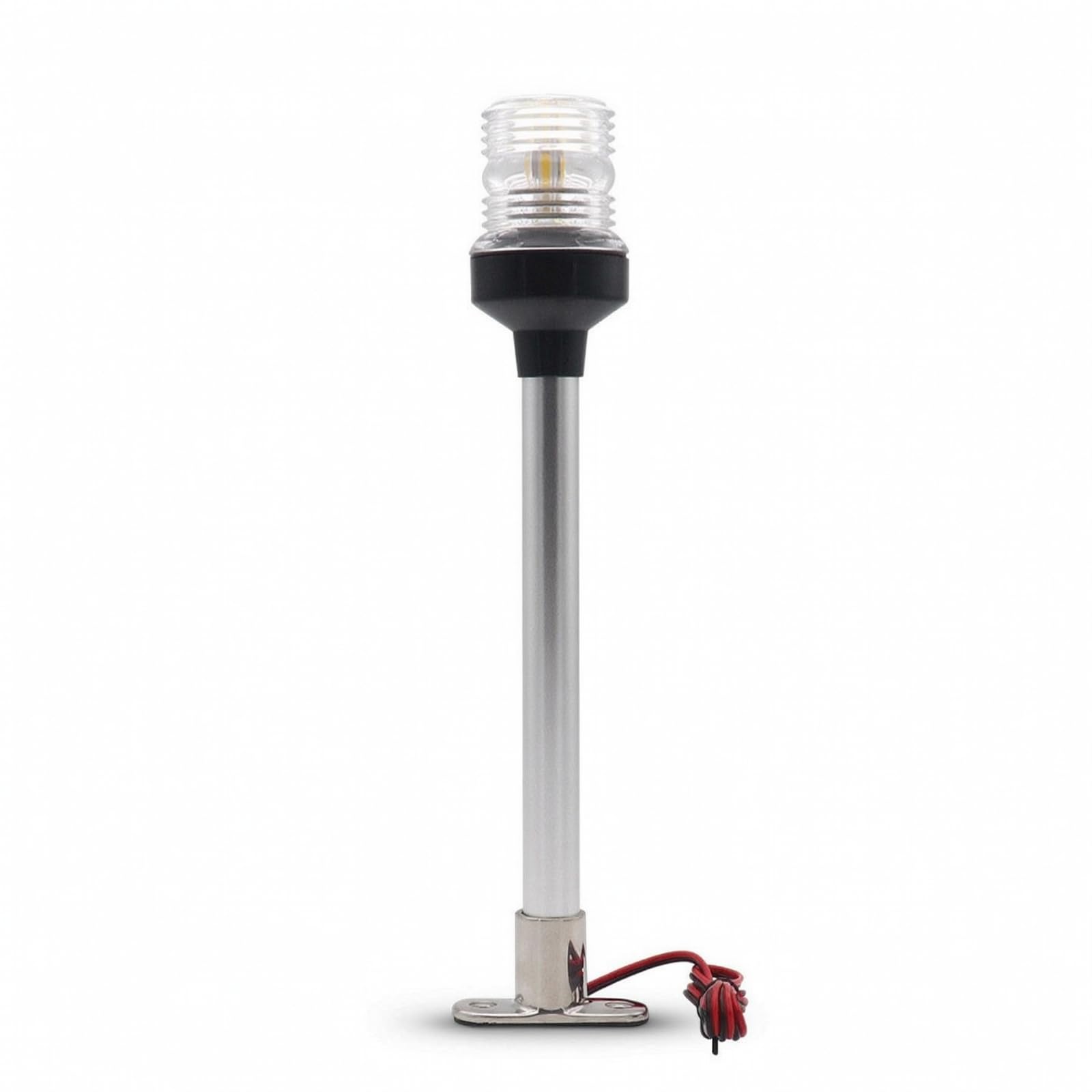 kowaku Luz con Base Metal Impermeable Luz LED Navegación para Pescadores, 12 Pulgadas