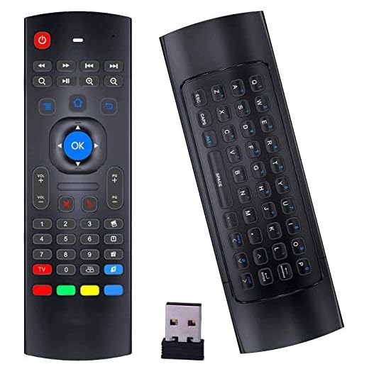 Air Remote Mouse 2.4GHz Mini Wireless Keyboard Mouse with Voice Input Android TV Remote Control Infrared Leaning for Android TV Box,Mini PC,Mac OS