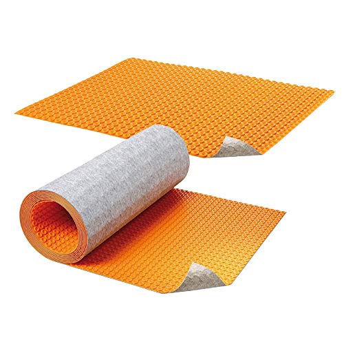 Schluter Ditra Duo Signature Floor Heating Kit -167 Square Feet- Includes Wifi Touchscreen Programmable Thermostat, Duo Membrane, Heat Cable Dhehk240167, Safe Installation Kit, Heat Enhancing Additive #TOP3
