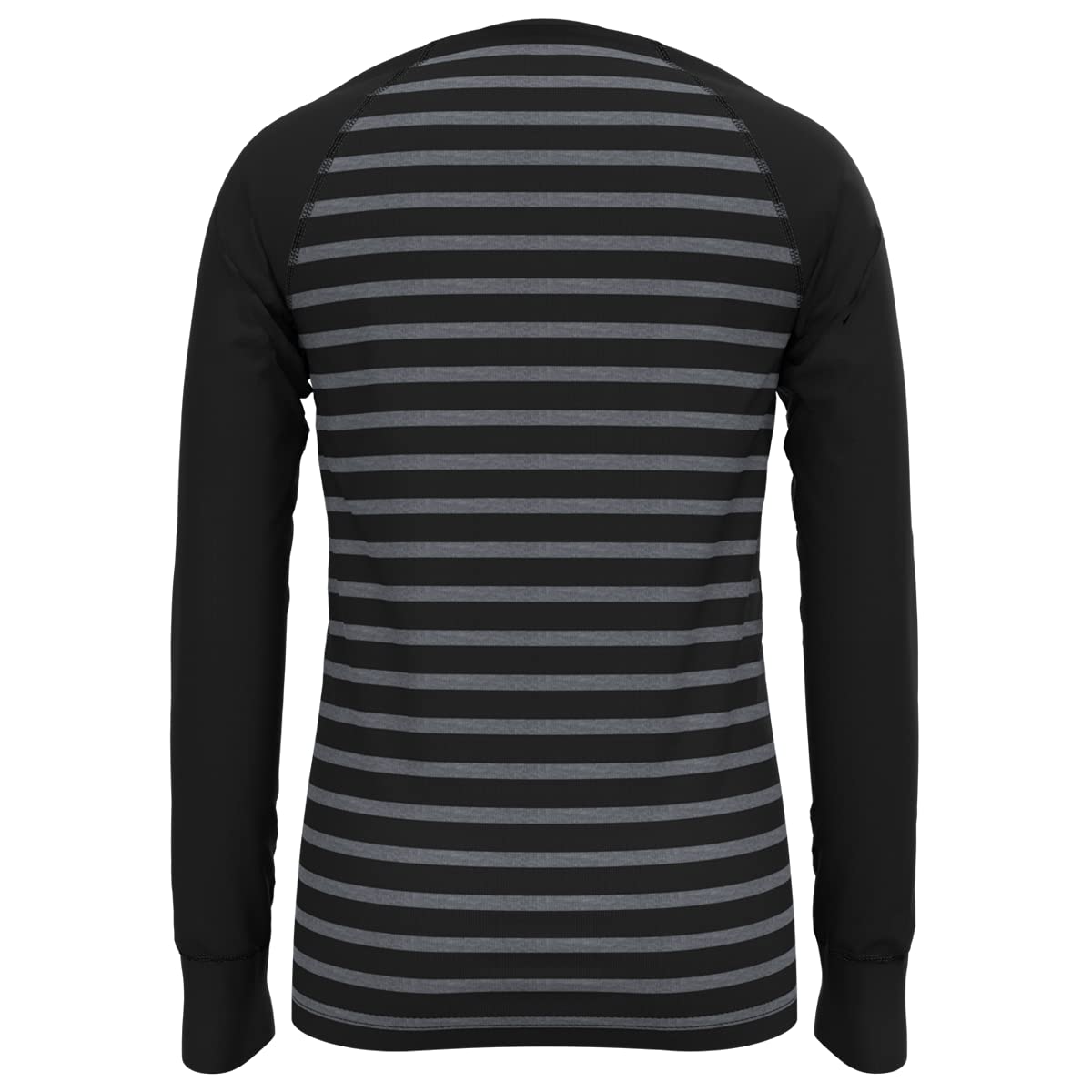 Odlo Thermounterwäsche Kinder Active Warm Stripes I Sportunterwäsche Mädchen Jungen I Langarm Thermoshirt