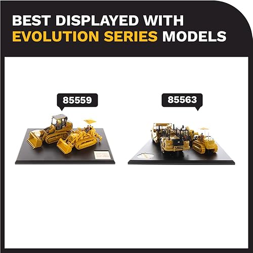 Miniatura 7 de Diecast Masters Motoniveladora Caterpillar Diesel No. 12 y 12M3 a escala 1:50 | Camiones Cat Series Evolution | Modelo Diecast Masters 85560
