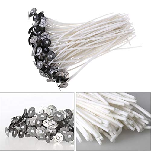 Simoda 300 piezas mechas para velas preenceradas miniatura 3