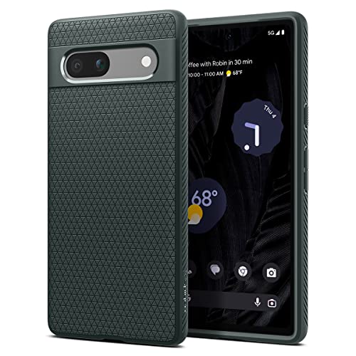 Spigen Liquid Air Hülle Kompatibel mit Google Pixel 7a -Abyss Green