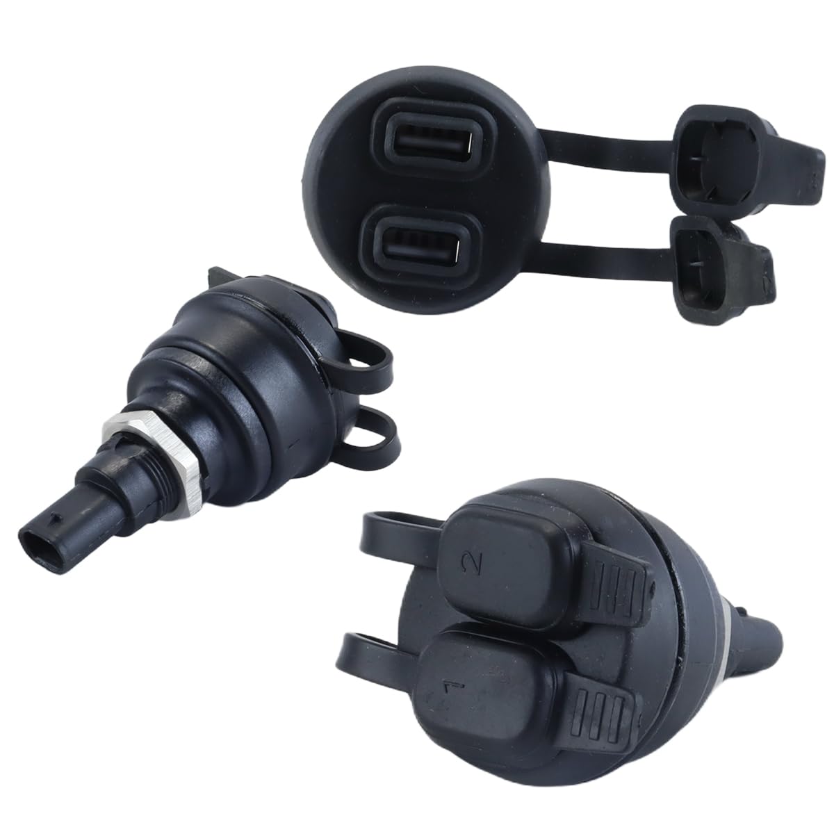 Chargeur USB 5 V Pour Moto, Adaptateur Secteur Double Port Pour BMW R1200GS, R1250GS, R1250RT, R1200RT, R NineT, K1600GT, K1600GTL, K1300S, K1300GT