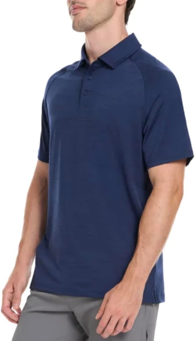 Hurley Men's Performance Polo Shirt (US, Alpha, Large, Regular, Regular, Blue)