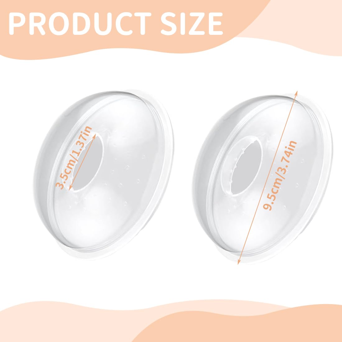 GXGM Coquillage D'allaitement, Coquille Allaitement, Coquilles d'allaitement pour Mamans, Tasses Infirmiers, Réutilisables économiseur de Lait Maternel Coquilles d'allaitement Tasses, 2 pièce
