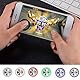 Allayu Round Spiel Joystick Handy Telefon Joystick Rocker Metall Button Controller Telefon Saugnapf Gamepad