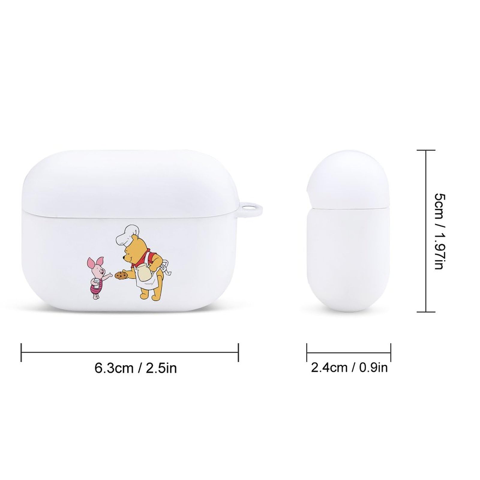 AirPods proケース イヤホンカバー 保護カバー　ピグレット Amazon | AirPods Proケース くまのプーさん ピグレット AirPods Pro