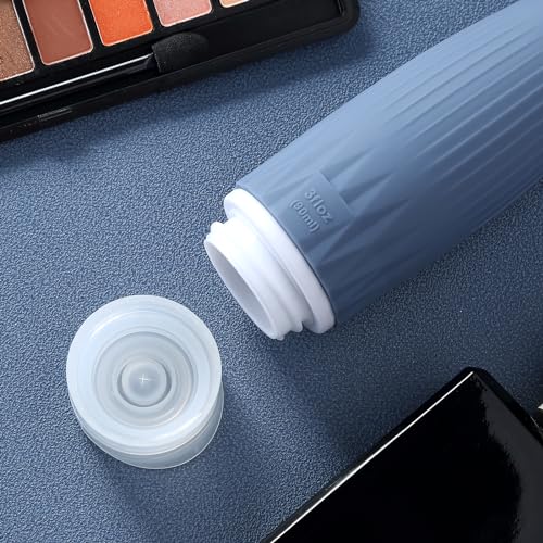 Gemice Travel Bottles for Toiletries, Travel Essentials Refillable Leak Proof Travel Size Toiletries, 3oz TSA Approved Sillicone Squeezable Travel Size Containers for Shampoo Wash Body Lotion (4 Pack) 6